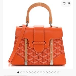 Goyard Vibrant Orange Satchel